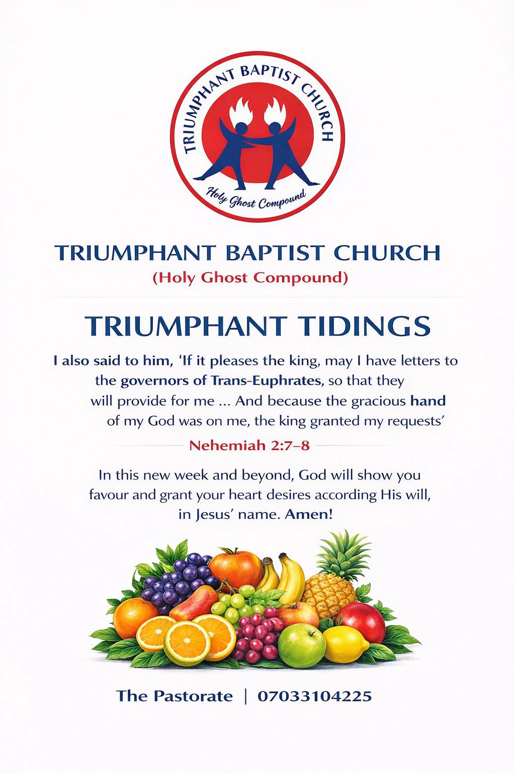 TBC Triumphant Tidings Week 2 8Feb2026